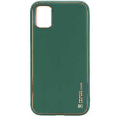 Шкіряний чохол Xshield для Samsung Galaxy A23 4G, Зелений / Army green
