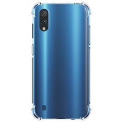 TPU чехол GETMAN Ease с усиленными углами для Samsung Galaxy A01 Бесцветный (прозрачный)
