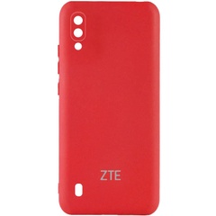 Чехол Silicone Cover My Color Full Camera (A) для ZTE Blade A5 (2020) Красный / Red