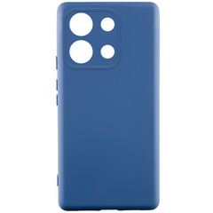 Чехол Silicone Cover Lakshmi Full Camera (A) для Xiaomi Redmi Note 13 Pro 4G / Poco M6 Pro 4G Синий / Navy Blue