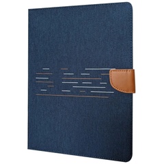 Универсальный чехол книжка 360 Jeans для планшета 7-8" Темно-синий