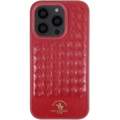 Шкіряний чохол Polo Santa Barbara для Apple iPhone 15 Pro (6.1"), Red