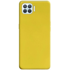 Силиконовый чехол Candy для Oppo A93 Желтый