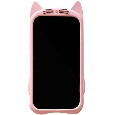 Фігурний силіконовий 3D чохол-антистрес Pop it Bubble Cat для Apple iPhone 6 + / 7 + / 8 + (5.5 "), Рожевий