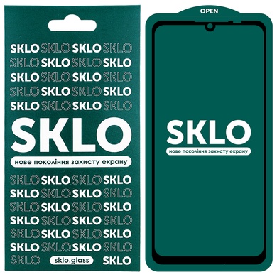 Захисне скло SKLO 5D для Xiaomi Redmi Note 7 / Note 7 Pro / Note 7s, Чорний