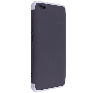 Пластикова накладка GKK LikGus 360 градусів для Xiaomi Redmi Note 5A / Redmi Y1 Lite, Чорний / Срібний