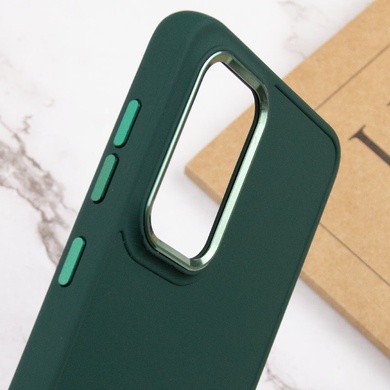 TPU чехол Bonbon Metal Style для Samsung Galaxy A55 Зеленый / Army green