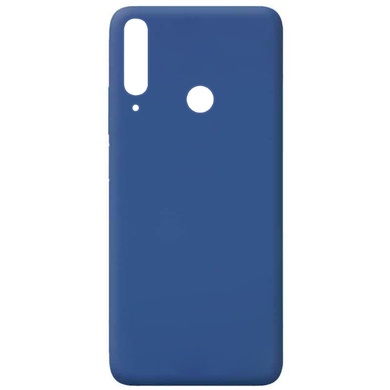 Чохол Silicone Cover Full without Logo (A) для Huawei Y6p, Синій / Navy Blue