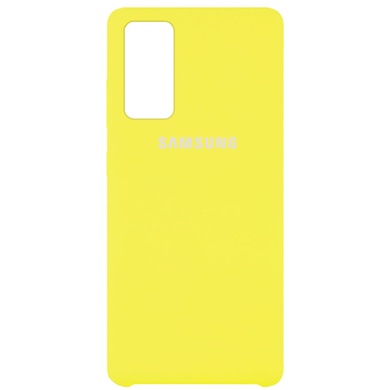 Чехол Silicone Cover (AAA) для Samsung Galaxy S20 FE Желтый / Bright Yellow