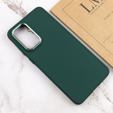 TPU чехол Bonbon Metal Style для Samsung Galaxy A55 Зеленый / Army green