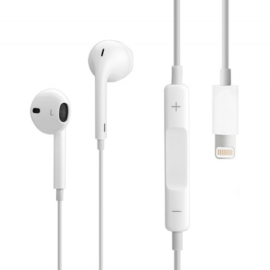 Наушники EarPhones с пультом дистанционного управления и микрофоном 3.5mm Белый