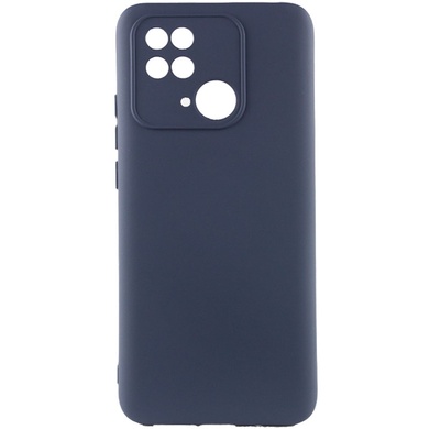 Чехол Silicone Cover Lakshmi Full Camera (AA) для Xiaomi Redmi 10C Синий / Midnight Blue