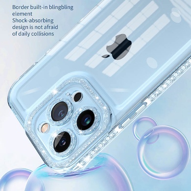 Чехол TPU Starfall Clear для Samsung Galaxy S22 Ultra Голубой