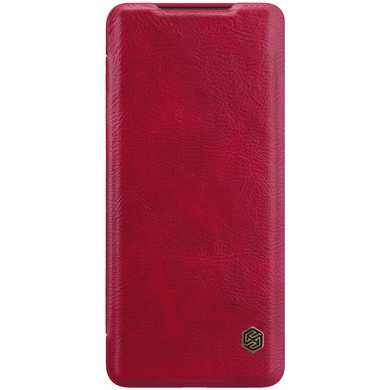 Кожаный чехол (книжка) Nillkin Qin Series для Samsung Galaxy S20 Ultra Красный