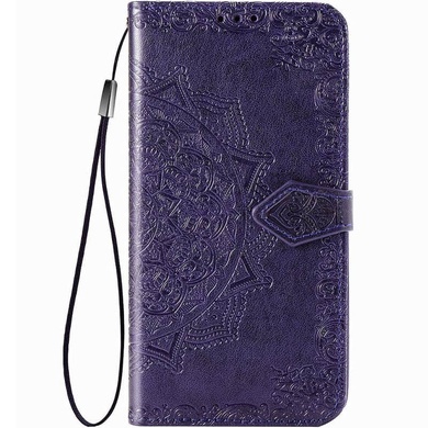 Кожаный чехол (книжка) Art Case с визитницей для Xiaomi Redmi 9A Фиолетовый