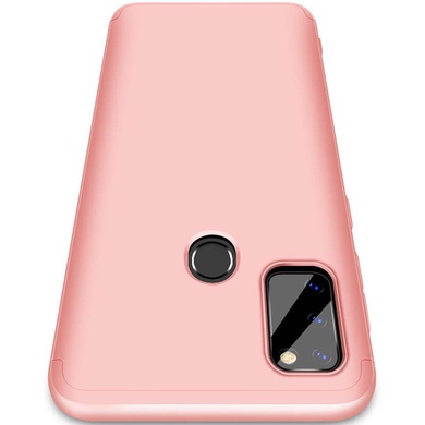 Пластиковая накладка GKK LikGus 360 градусов (opp) для Samsung Galaxy M30s / M21 Розовый / Rose Gold