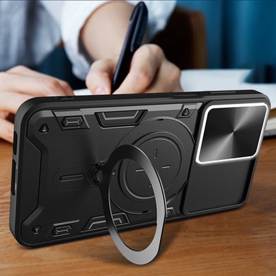 Ударопрочный чехол Bracket case with Magnetic для Samsung Galaxy A15 4G/5G Black