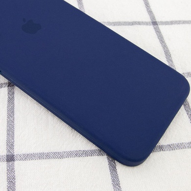 Чехол Silicone Case Square Full Camera Protective (AA) для Apple iPhone XR (6.1") Голубой / Lilac Blue