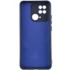 Чехол Silicone Cover Lakshmi Full Camera (AA) для Xiaomi Redmi 10C Синий / Midnight Blue