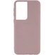 Чехол Silicone Cover My Color Full Protective (A) для Samsung Galaxy S21 Ultra Розовый / Pink Sand