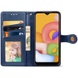 Кожаный чехол книжка GETMAN Gallant (PU) для Samsung Galaxy S24 Синий