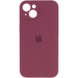 Чохол Silicone Case Full Camera Protective (AA) для Apple iPhone 14 (6.1"), Бордовый / Plum