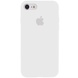 Чехол Silicone Case Full Protective (AA) для Apple iPhone 7 / 8 / SE (2020) (4.7") Белый / White