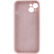 Чохол Silicone Case Full Camera Protective (AA) NO LOGO для Apple iPhone 15 Plus (6.7"), Рожевий / Pink Sand