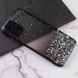 TPU чехол Spangle star с защитой камеры для Xiaomi Redmi Note 10 / Note 10s Черный
