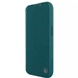 Шкіряний чохол (книга) Nillkin Qin Pro Plain Camshield для Apple iPhone 15 Plus (6.7"), Зелений