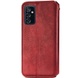 Кожаный чехол книжка GETMAN Cubic (PU) для Samsung Galaxy M23 5G / M13 4G Красный