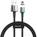 Дата кабель Baseus Magnetic USB to Lightning 2A (1m) Черный