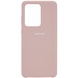 Чехол Silicone Cover (AA) для Samsung Galaxy S20 Ultra Розовый / Pink Sand