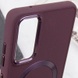 TPU чохол Bonbon Metal Style with MagSafe для Samsung Galaxy A54 5G, Бордовый / Plum