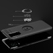 TPU чехол Deen ColorRing под магнитный держатель (opp) для Xiaomi Mi 10 Lite Черный / Черный
