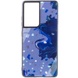 TPU+Glass чехол Diversity для Samsung Galaxy S21 Ultra Stains blue