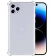 TPU чехол GETMAN Ease logo усиленные углы для Apple iPhone 14 Pro Max (6.7") Бесцветный (прозрачный)