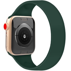 Ремінець Solo Loop для Apple watch 38mm/40mm 150mm (5), Зелений / Pine green