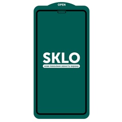 Защитное стекло SKLO 5D (full glue) для Apple iPhone 11 Pro (5.8") / X / XS Черный