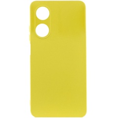 Чохол Silicone Cover Lakshmi Full Camera (A) для Oppo A38 / A18, Жовтий / Flash