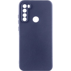Чохол Silicone Cover Lakshmi Full Camera (AAA) для Xiaomi Redmi Note 8 Pro, Темно-синій / Midnight blue