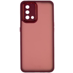 TPU+PC чехол Accent для Oppo A74 4G Magenta