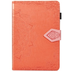 Кожаный чехол (книжка) Art Case с визитницей для Samsung Galaxy Tab S6 Оранжевый
