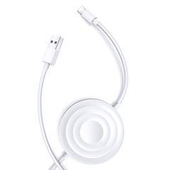 БЗУ Usams US-CC096 для Apple Watch + Lightning cable Белый