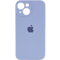 Чохол Silicone Case Full Camera Protective (AA) для Apple iPhone 14 (6.1"), Блакитний / Lilac Blue