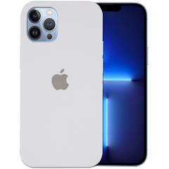 Чехол Silicone Case Full Protective (AA) для Apple iPhone 13 Pro Max (6.7") Белый / White