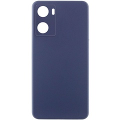Чехол Silicone Cover Lakshmi Full Camera (AAA) для Oppo A57s / A77s Темно-синий / Midnight blue