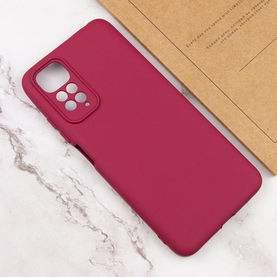 Чохол Silicone Cover Lakshmi Full Camera (AAA) для Xiaomi Redmi Note 11 Pro 4G/5G / 12 Pro 4G, Бордовый / Plum