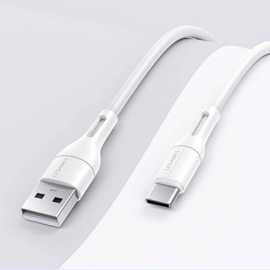 Дата кабель USAMS US-SJ501 U68 USB-Type-C (1m), Білий