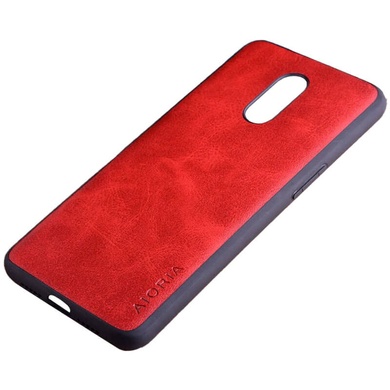 Кожаный чехол AIORIA Vintage для OnePlus 8 Красный